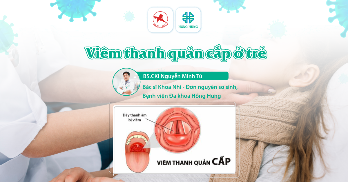 viem thanh quan cap o tre em