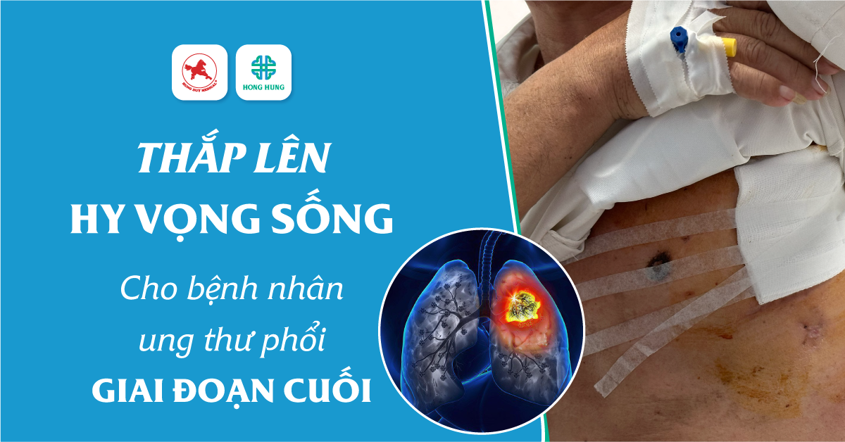 Dieu tri thanh cong ung thu phoi giai doan cuoi