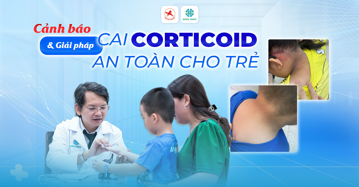 lam dung corticoid o tre